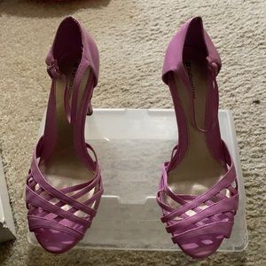 Bubble gum pink heels